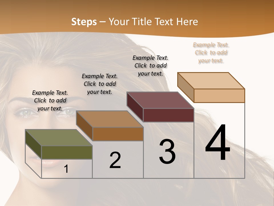 Elegant Green Blond PowerPoint Template
