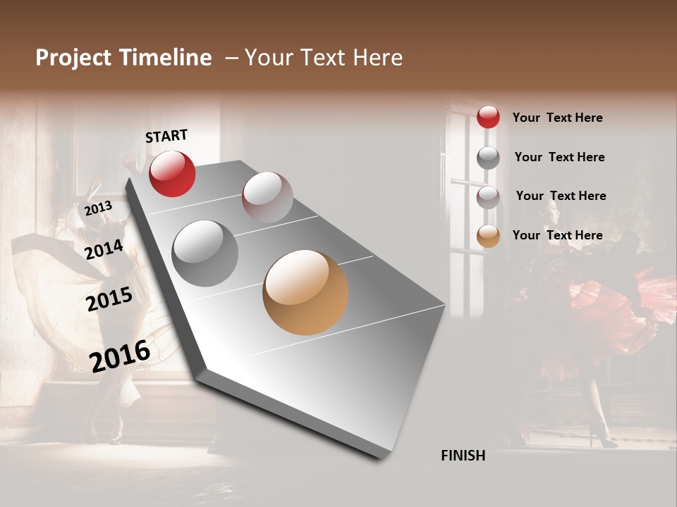 Chic Glamour Studio PowerPoint Template