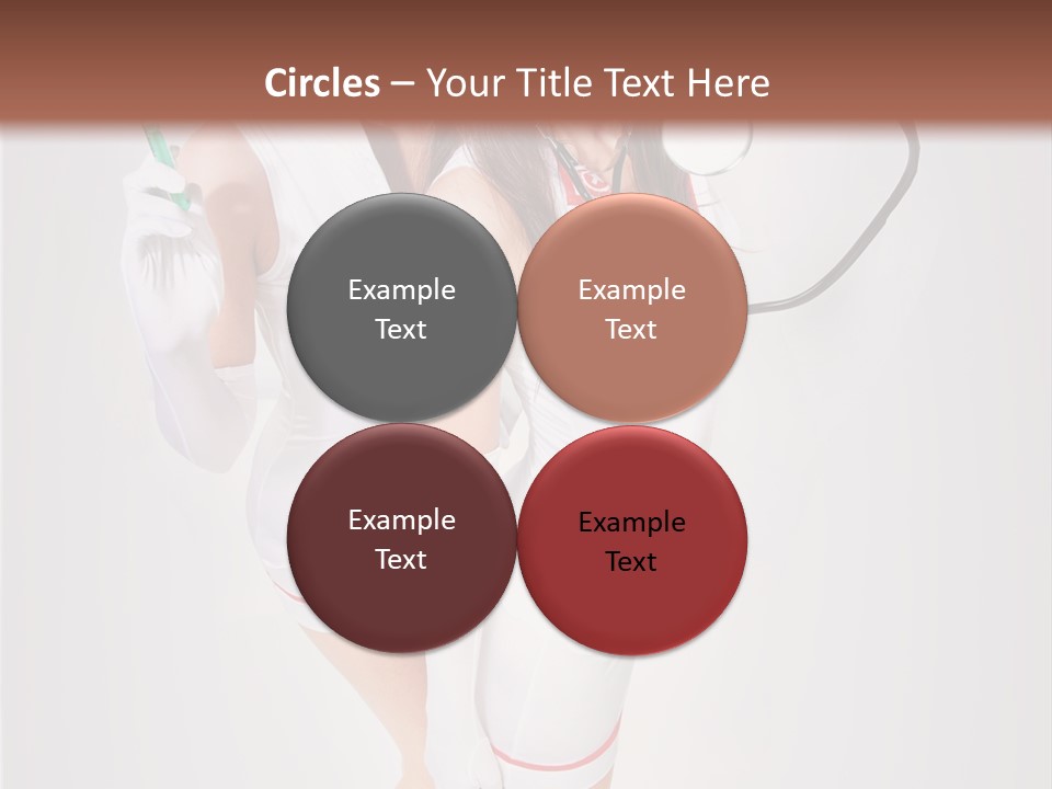 Skittish Female High Heels PowerPoint Template