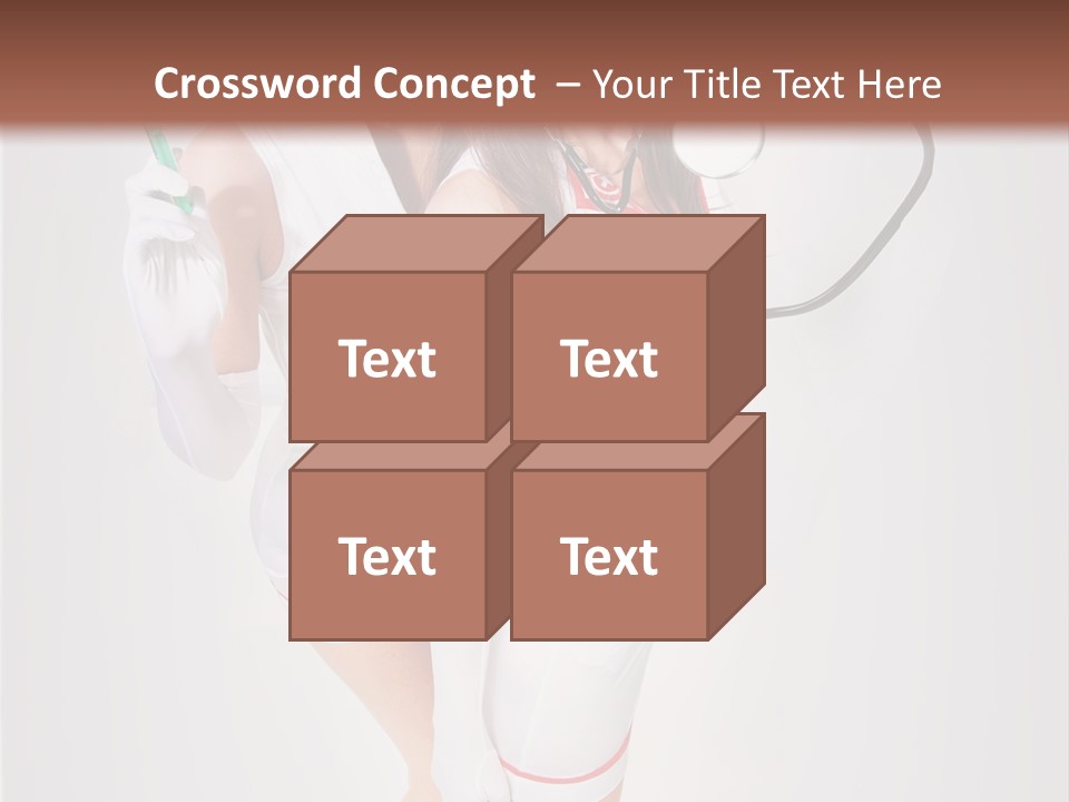 Skittish Female High Heels PowerPoint Template