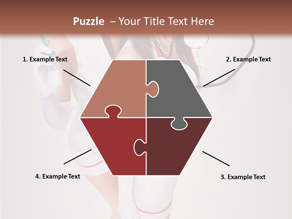 Skittish Female High Heels PowerPoint Template