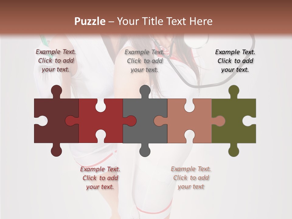 Skittish Female High Heels PowerPoint Template