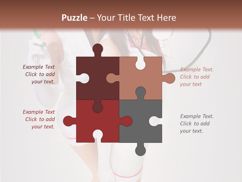 Skittish Female High Heels PowerPoint Template