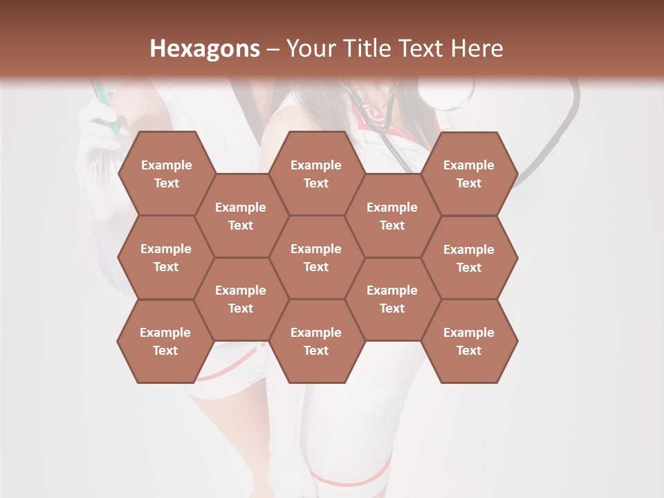 Skittish Female High Heels PowerPoint Template