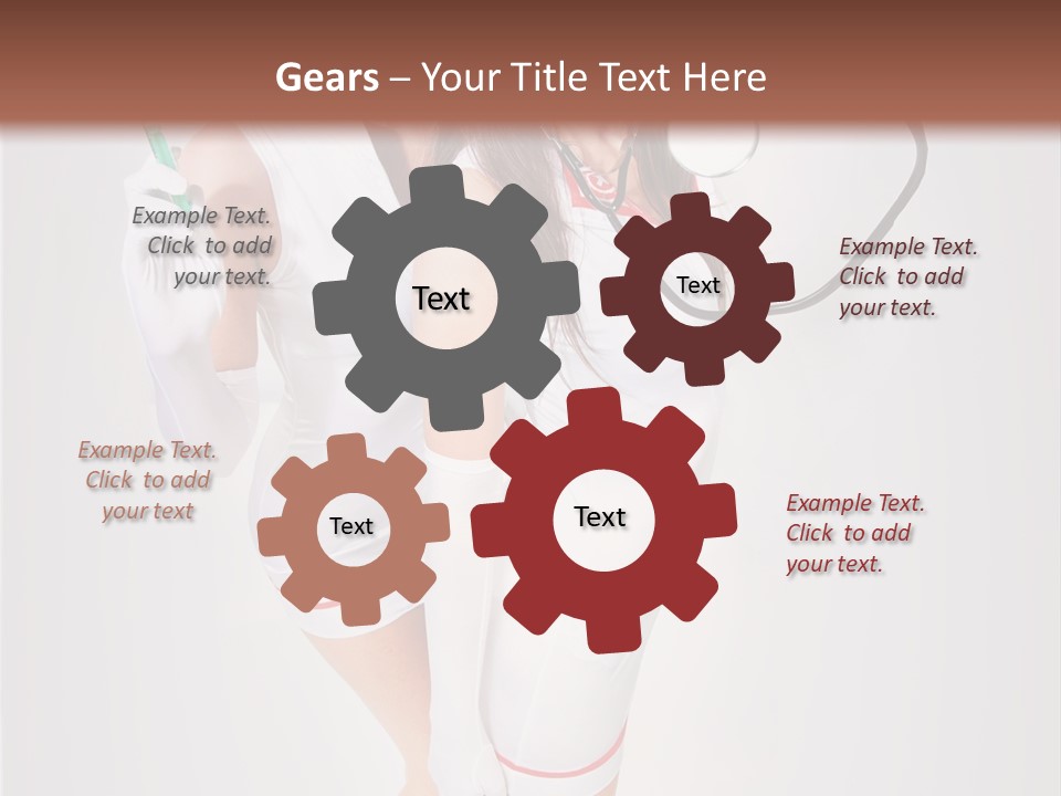 Skittish Female High Heels PowerPoint Template