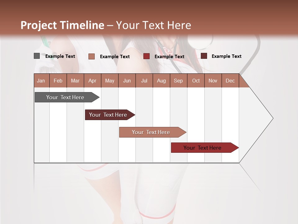 Skittish Female High Heels PowerPoint Template