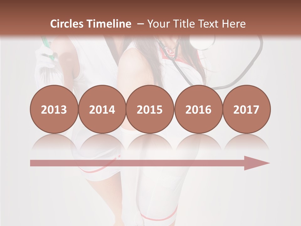 Skittish Female High Heels PowerPoint Template