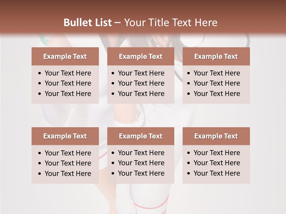 Skittish Female High Heels PowerPoint Template