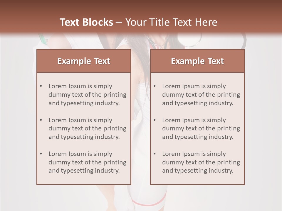 Skittish Female High Heels PowerPoint Template