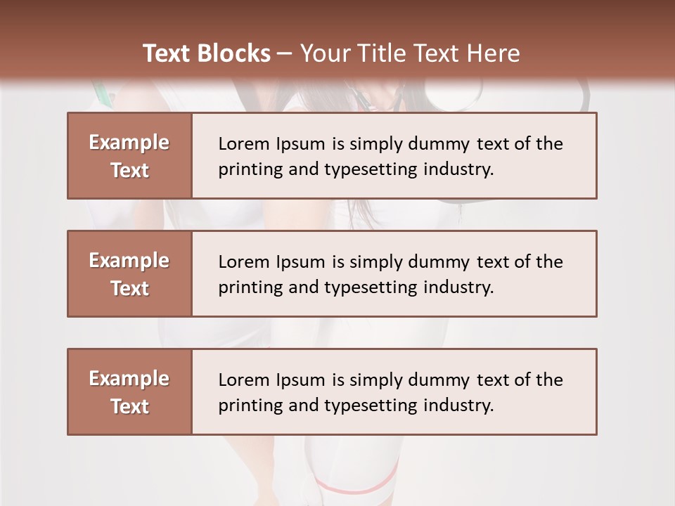 Skittish Female High Heels PowerPoint Template