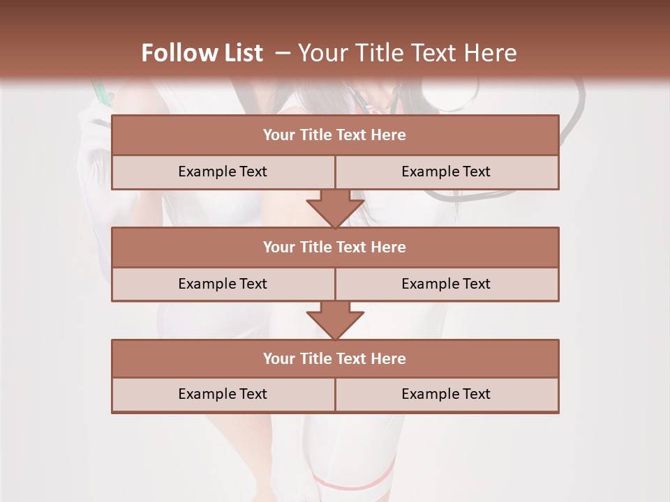 Skittish Female High Heels PowerPoint Template