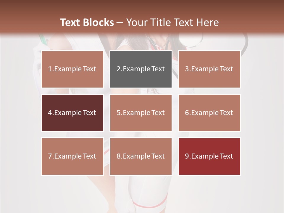 Skittish Female High Heels PowerPoint Template