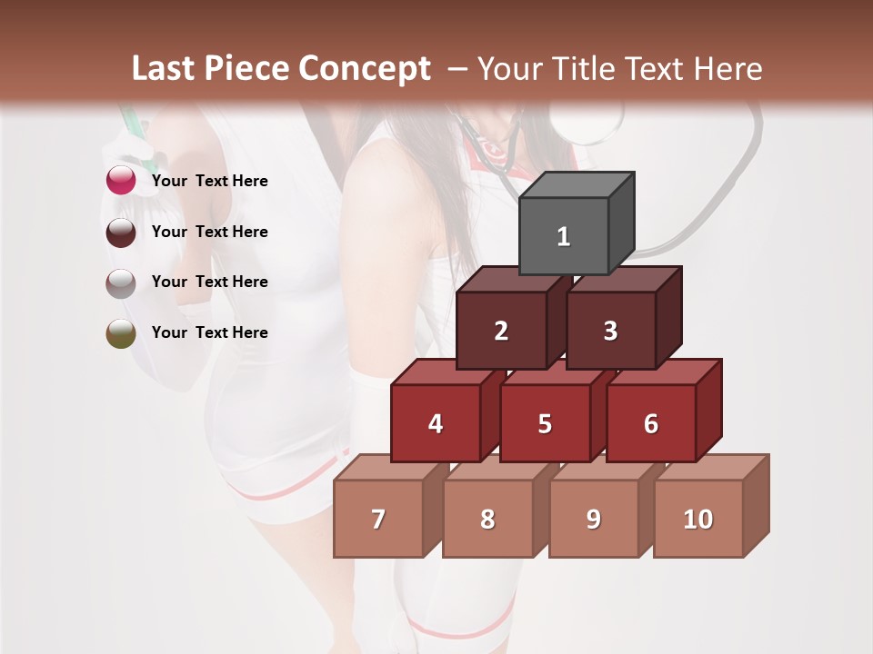 Skittish Female High Heels PowerPoint Template