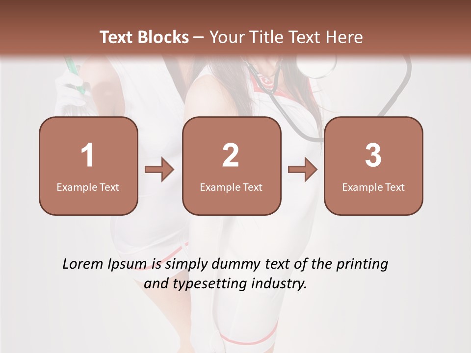 Skittish Female High Heels PowerPoint Template