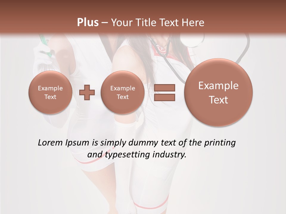 Skittish Female High Heels PowerPoint Template