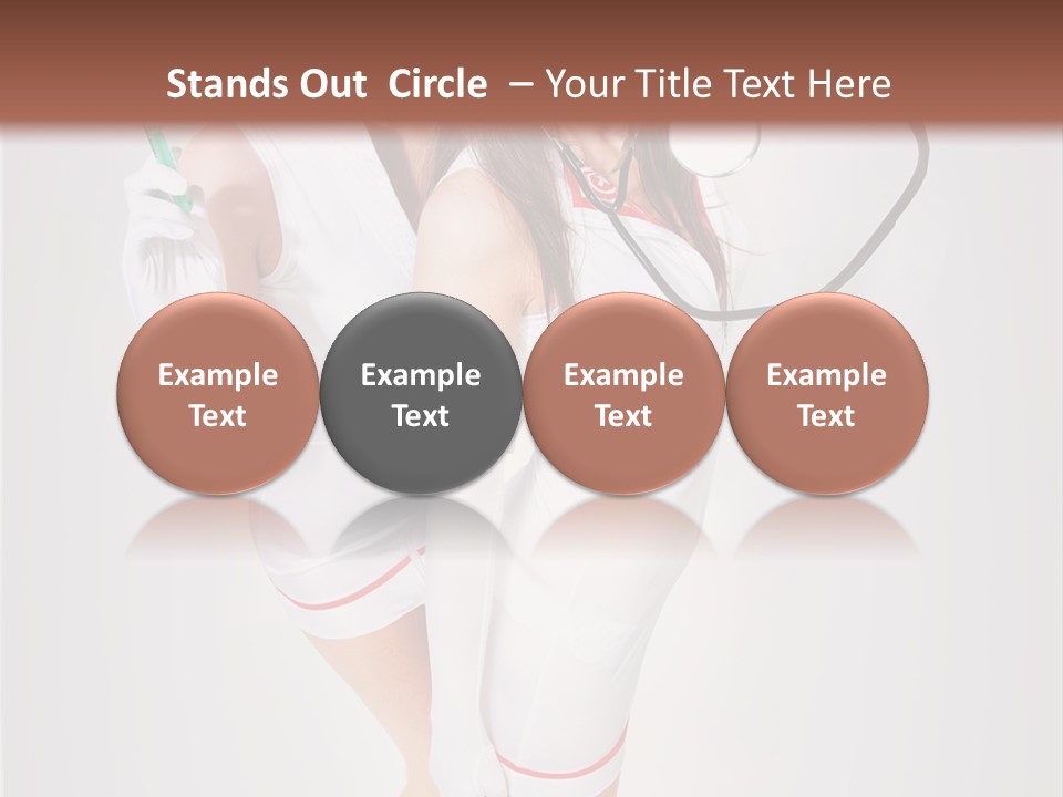 Skittish Female High Heels PowerPoint Template