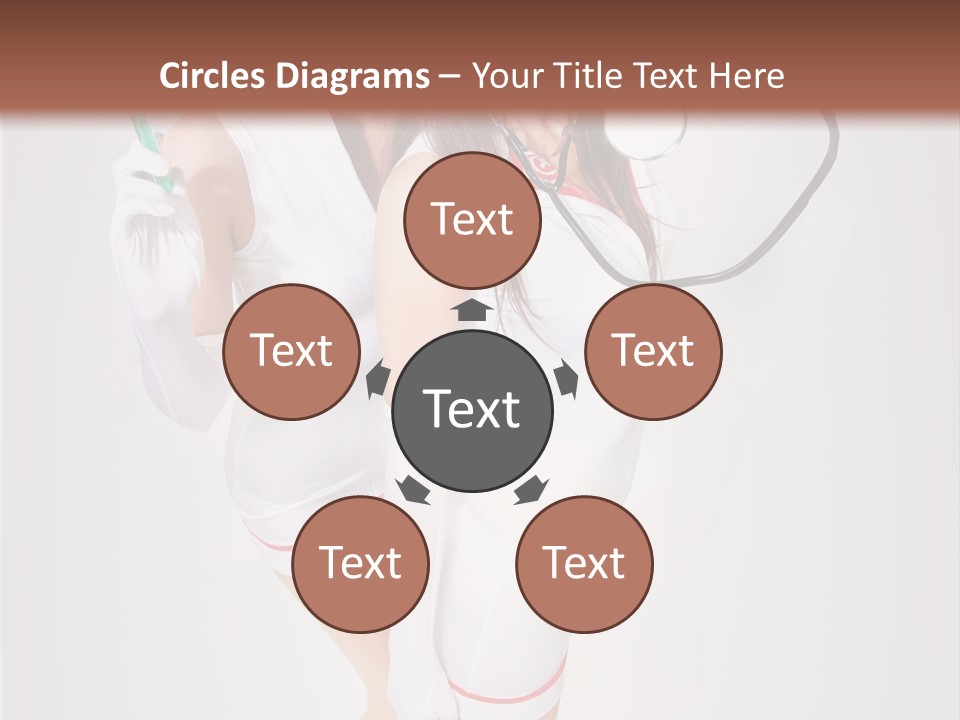 Skittish Female High Heels PowerPoint Template