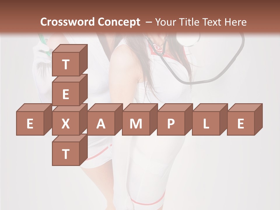 Skittish Female High Heels PowerPoint Template