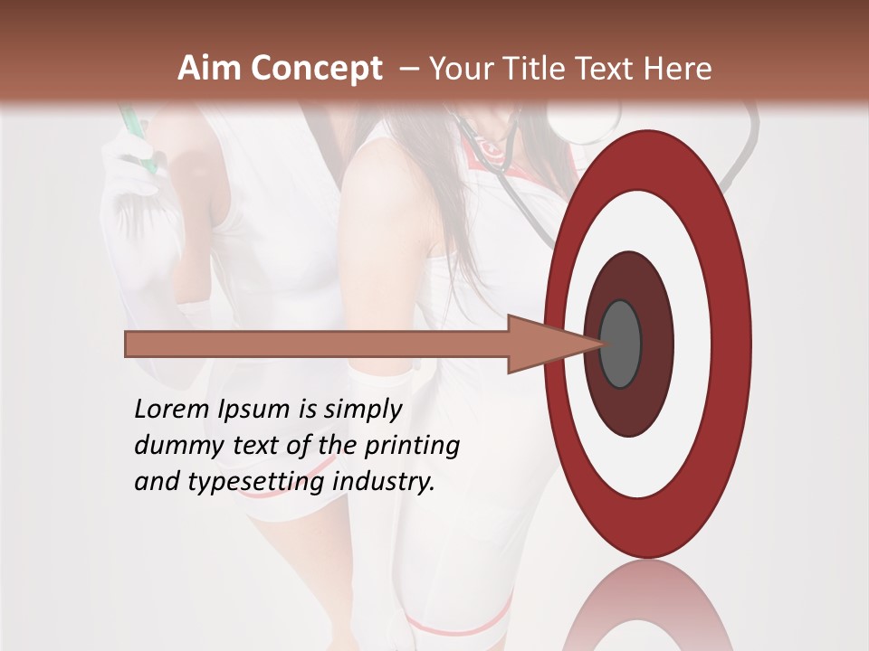 Skittish Female High Heels PowerPoint Template