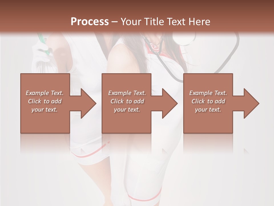 Skittish Female High Heels PowerPoint Template