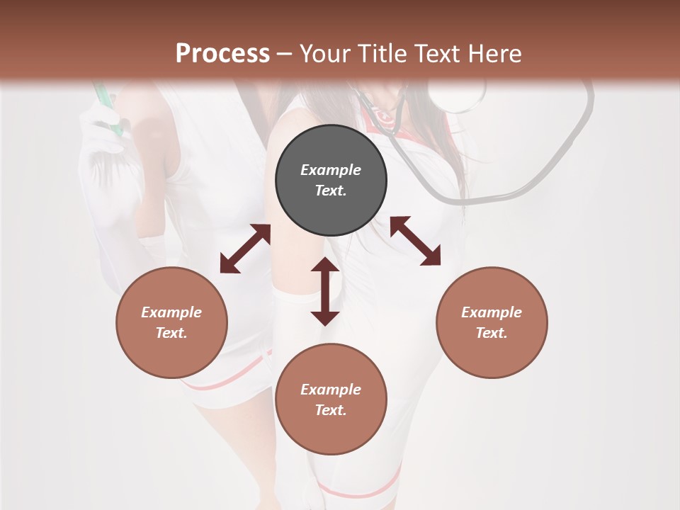 Skittish Female High Heels PowerPoint Template