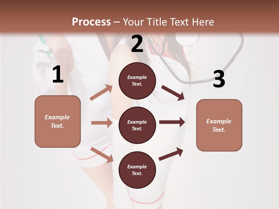 Skittish Female High Heels PowerPoint Template