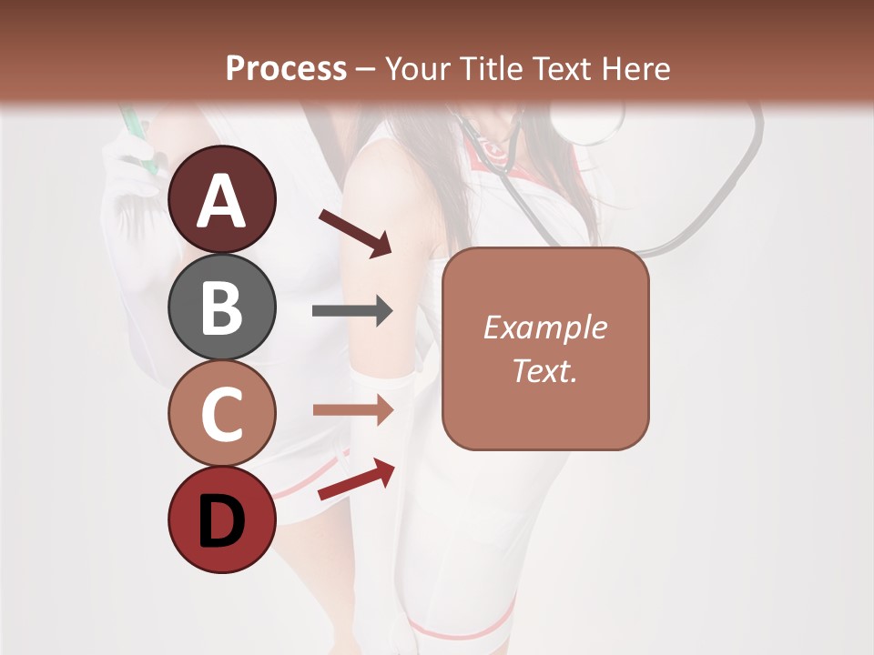 Skittish Female High Heels PowerPoint Template