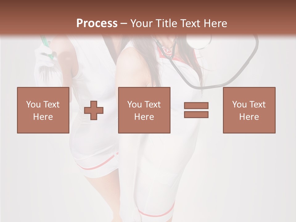 Skittish Female High Heels PowerPoint Template