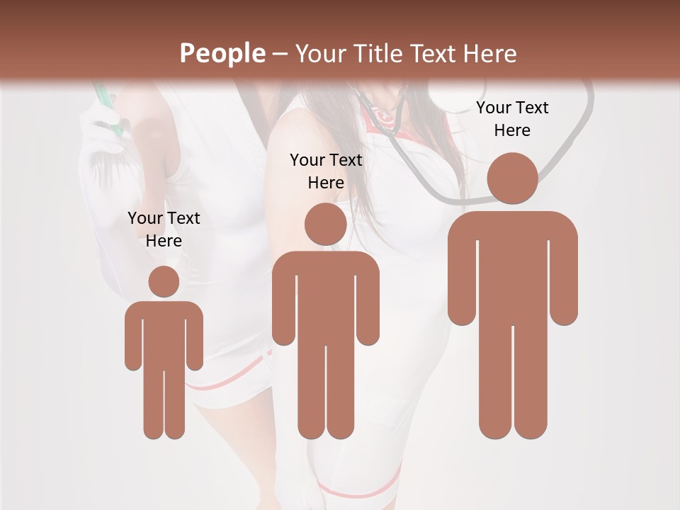 Skittish Female High Heels PowerPoint Template