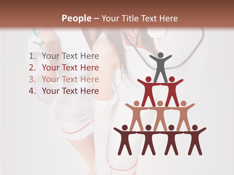 Skittish Female High Heels PowerPoint Template