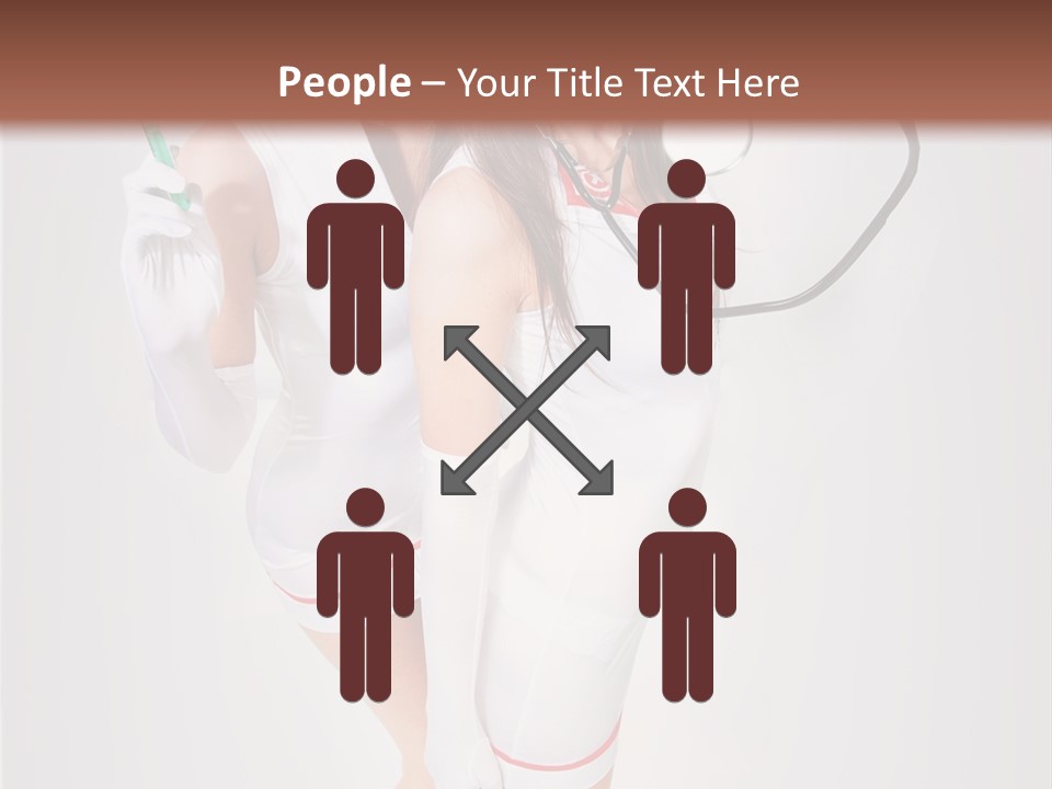 Skittish Female High Heels PowerPoint Template