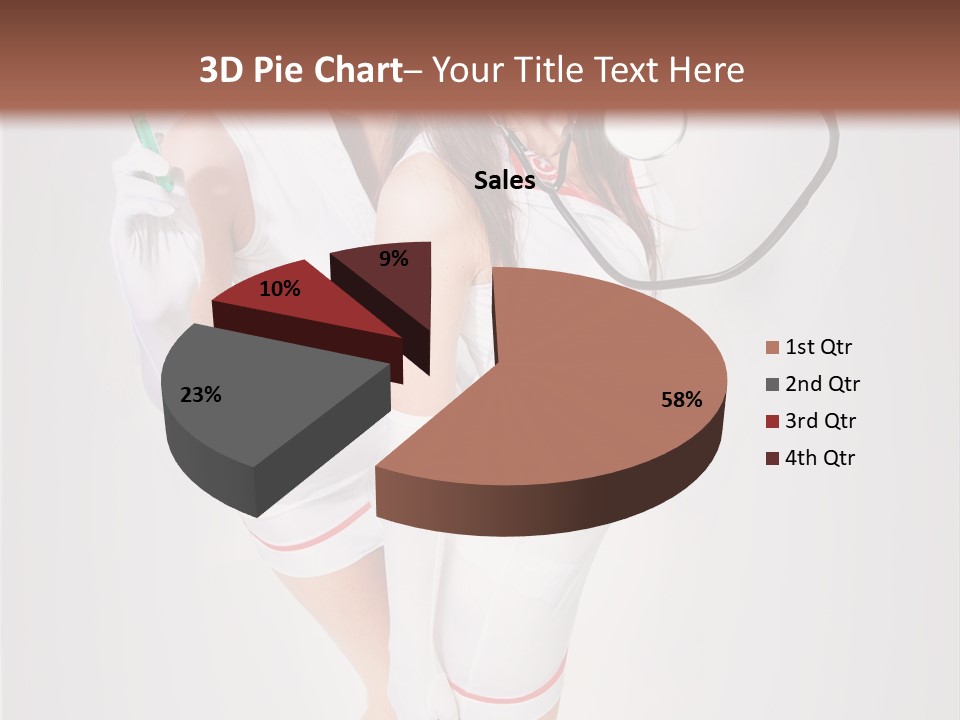 Skittish Female High Heels PowerPoint Template