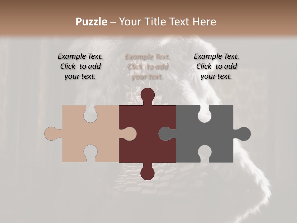 Seated Long Black PowerPoint Template