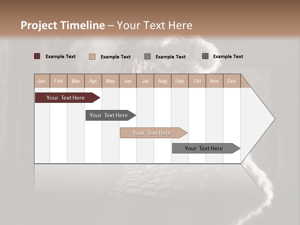 Seated Long Black PowerPoint Template
