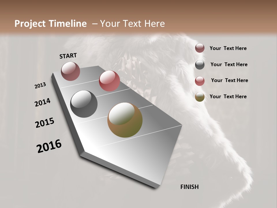Seated Long Black PowerPoint Template