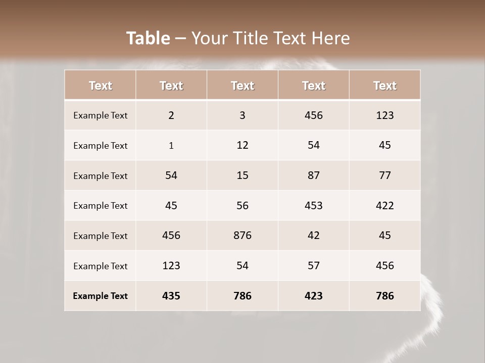 Seated Long Black PowerPoint Template