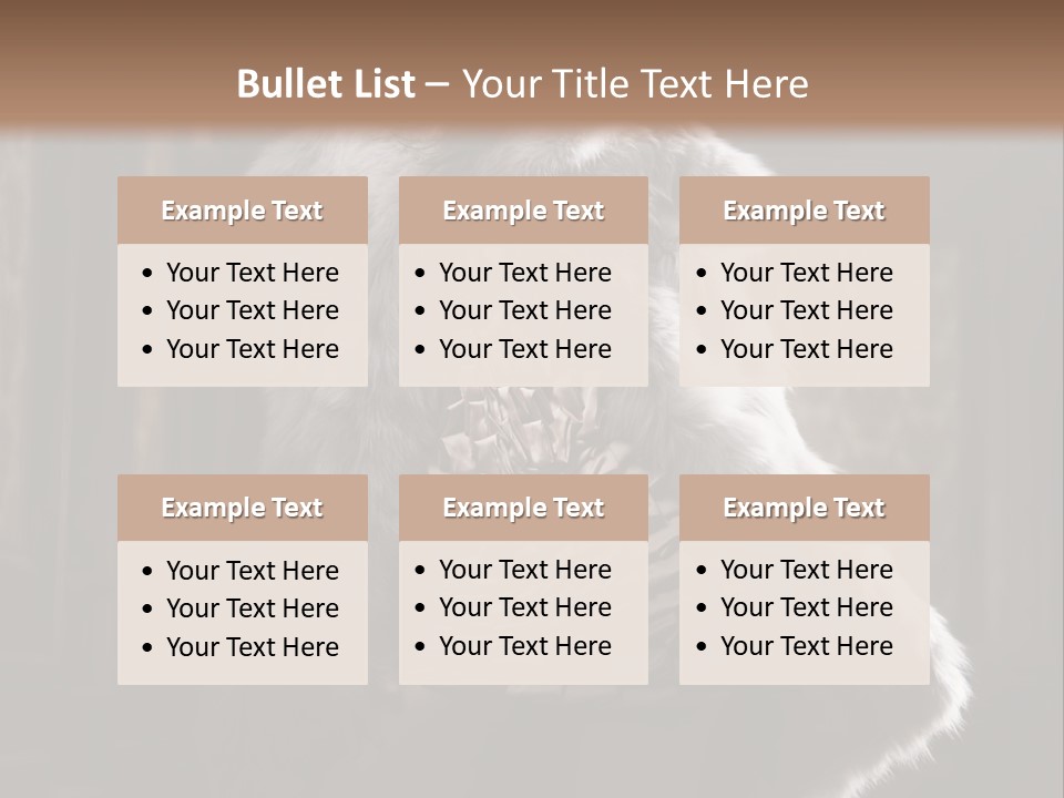 Seated Long Black PowerPoint Template