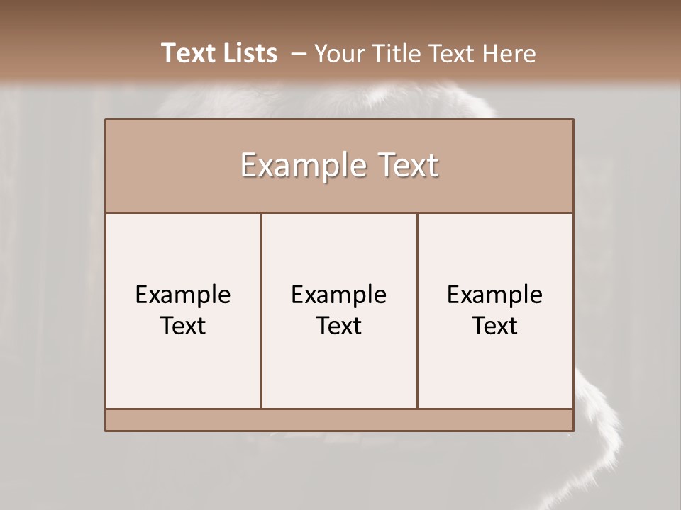 Seated Long Black PowerPoint Template