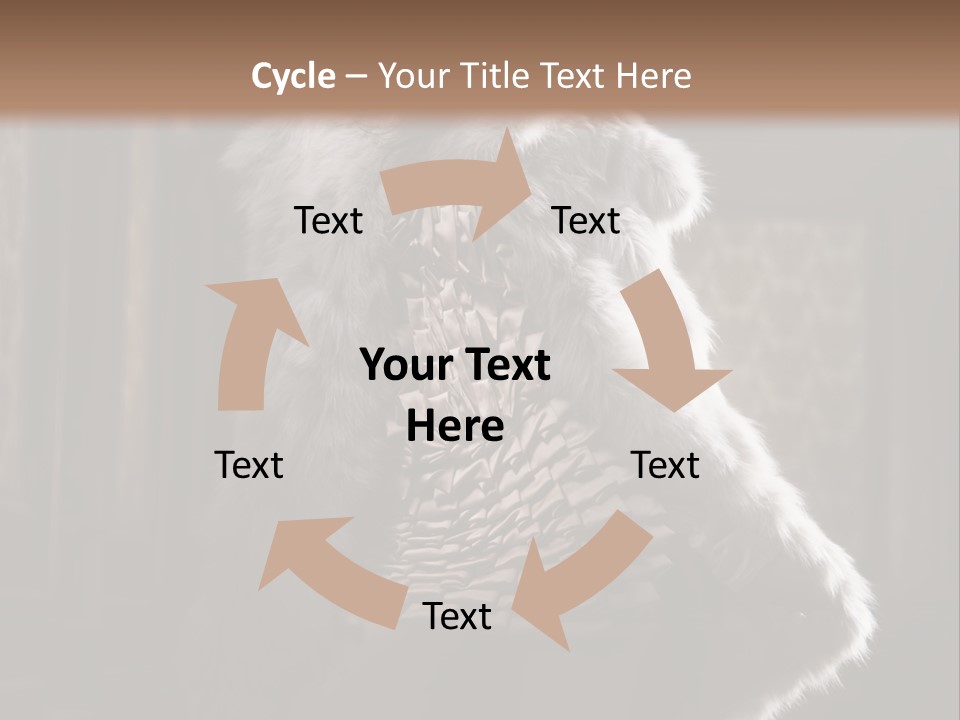 Seated Long Black PowerPoint Template