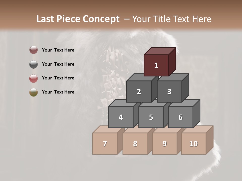 Seated Long Black PowerPoint Template