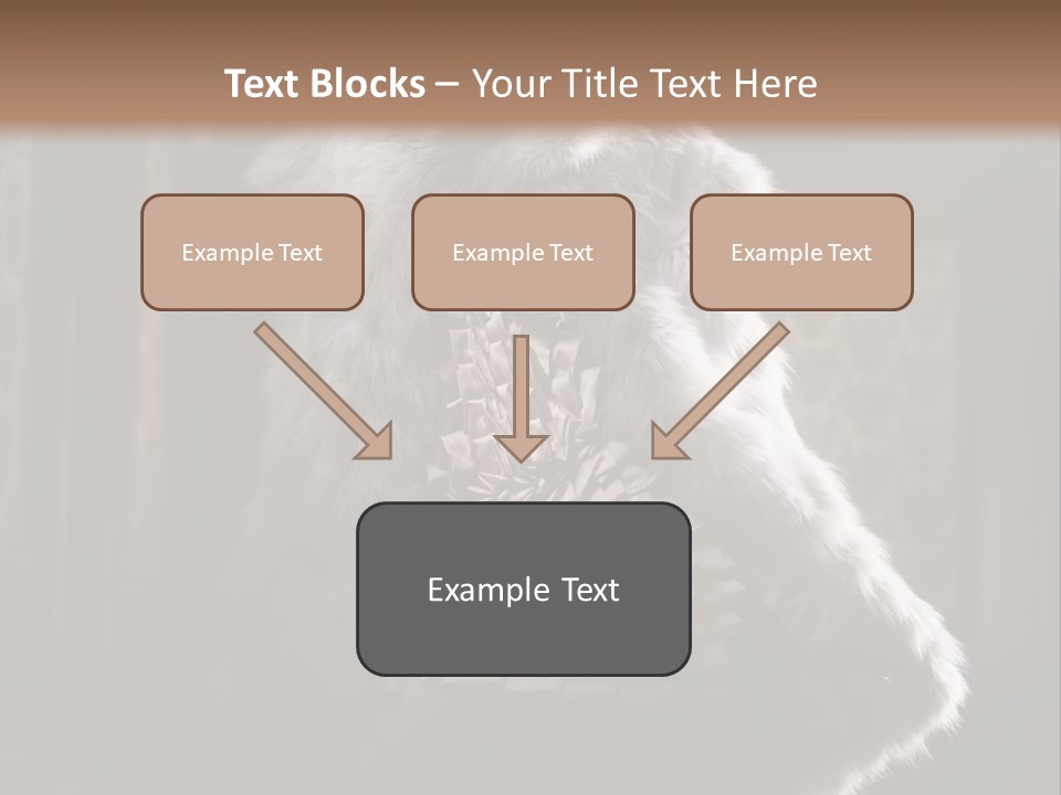 Seated Long Black PowerPoint Template
