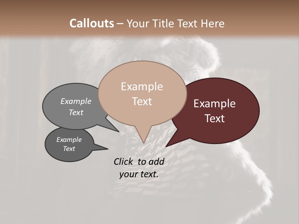 Seated Long Black PowerPoint Template