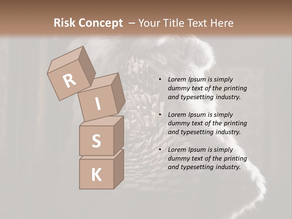 Seated Long Black PowerPoint Template