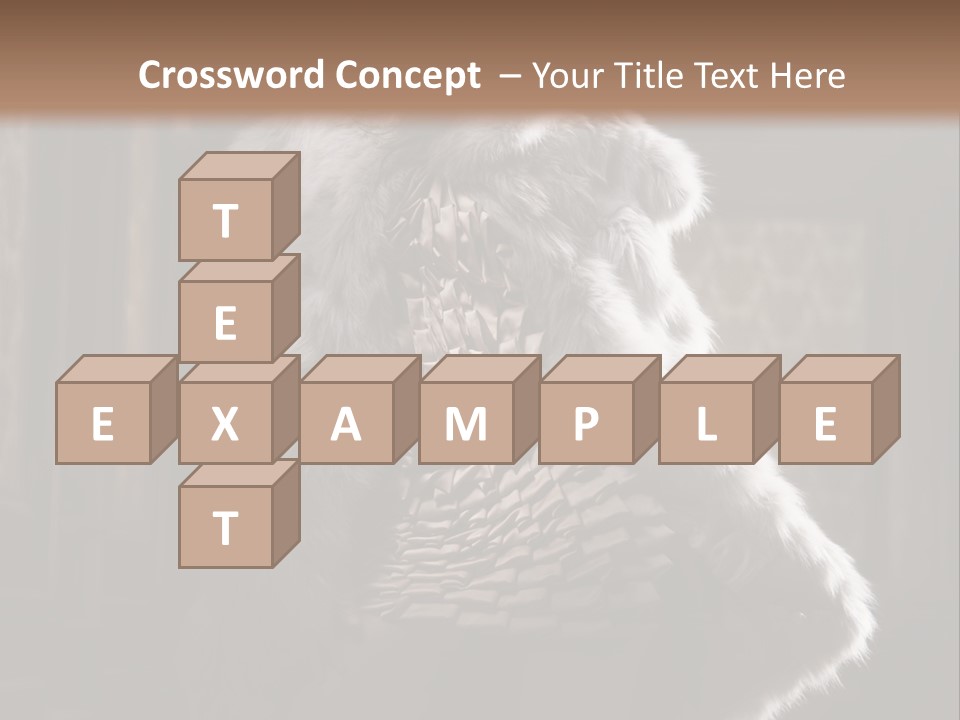 Seated Long Black PowerPoint Template