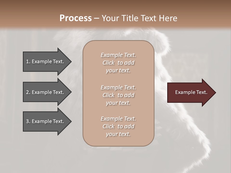 Seated Long Black PowerPoint Template