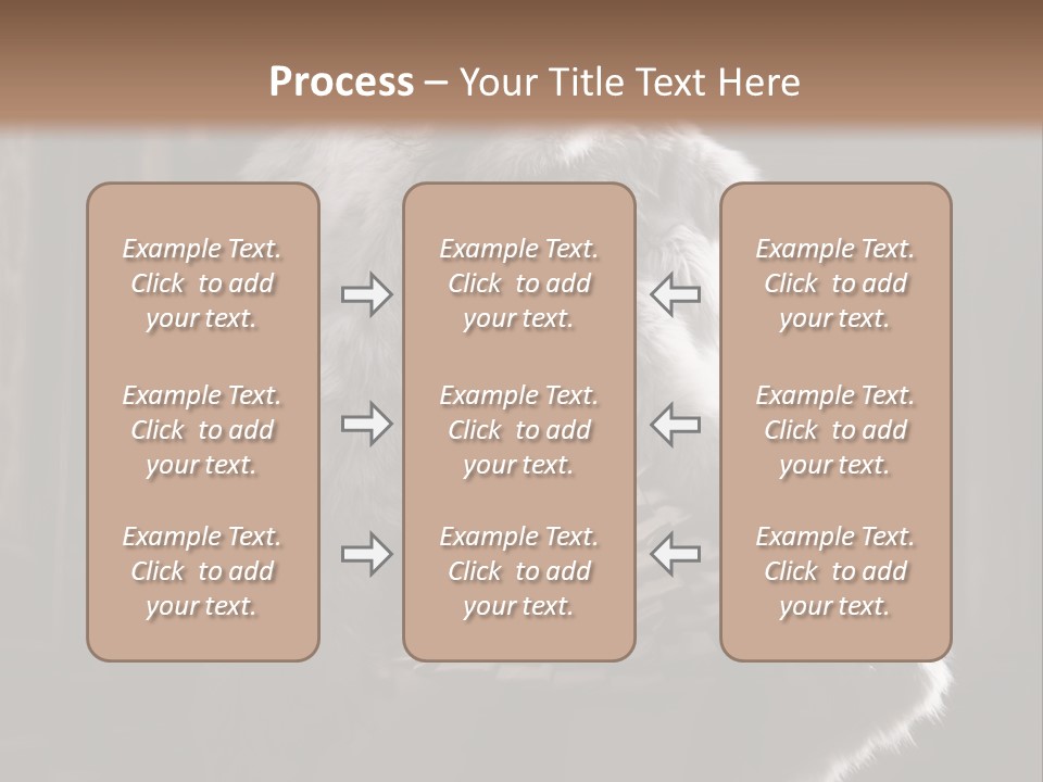 Seated Long Black PowerPoint Template