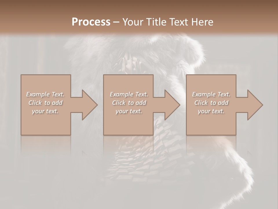Seated Long Black PowerPoint Template