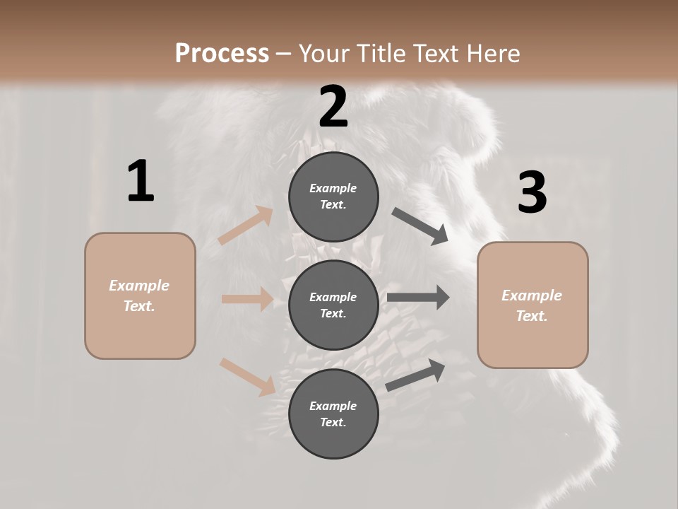 Seated Long Black PowerPoint Template