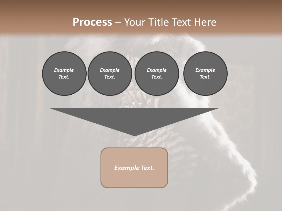 Seated Long Black PowerPoint Template