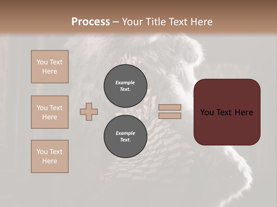 Seated Long Black PowerPoint Template